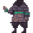 body - Green Lined Coveralls