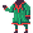 body - Green Mantle Robe